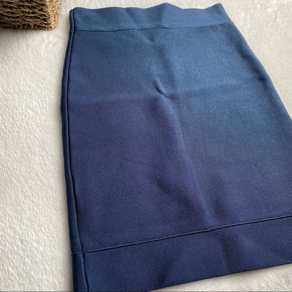 BCBGMaxAzria Navy Blue Mini Skirt - Picture 3 of 4